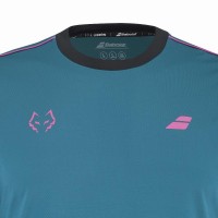 Camiseta Babolat Juan Lebron Crew Neck Tee Azul