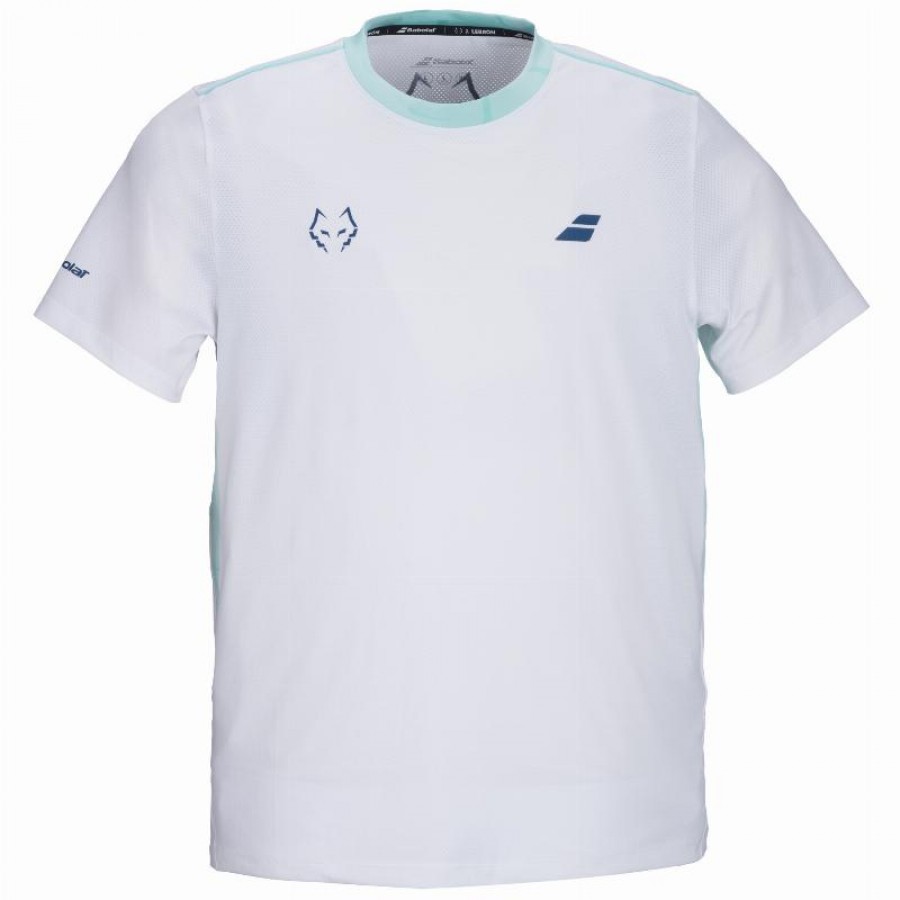 Camiseta Babolat Juan Lebron Crew Neck Tee Blanco