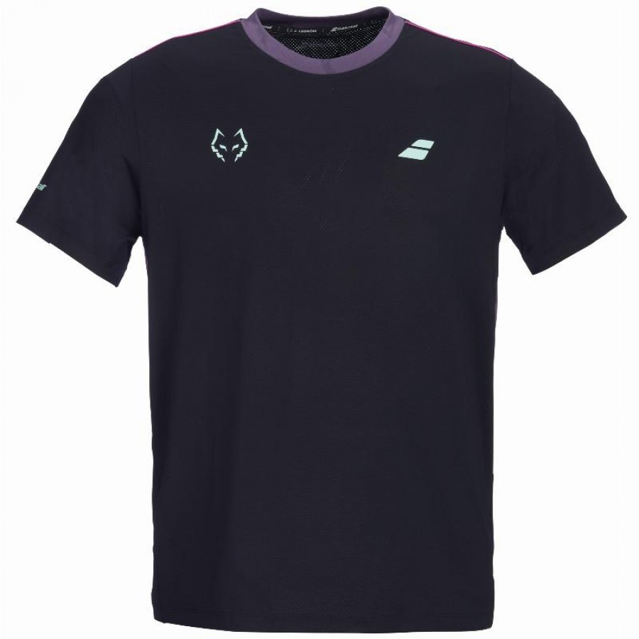 Camiseta Babolat Juan Lebron T-shirt à col rond Negro