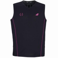 T-shirt noir Babolat Juan Lebron