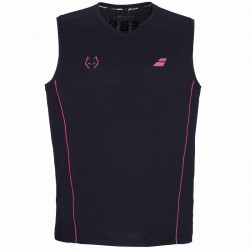 T-shirt noir Babolat Juan Lebron