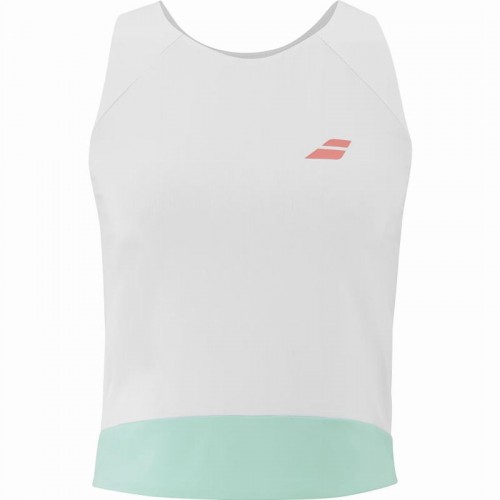 Camiseta Babolat Perf Blanco Mujer