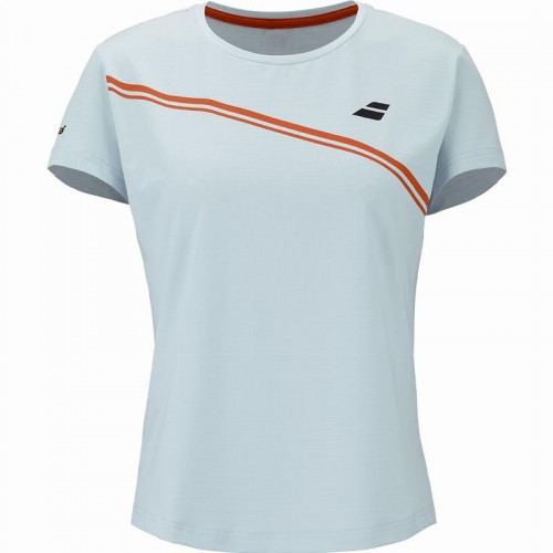 Camiseta Babolat Play Capsleeve Azul Claro Mujer