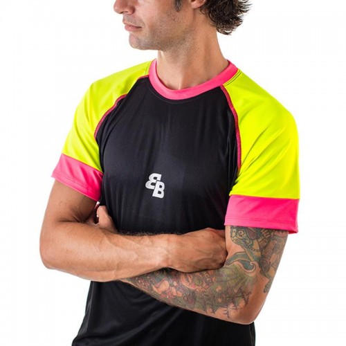 Camiseta BB Owens Negro Rosa Amarillo Fluor Camiseta BB Owens Negro Rosa Amarillo Fluor