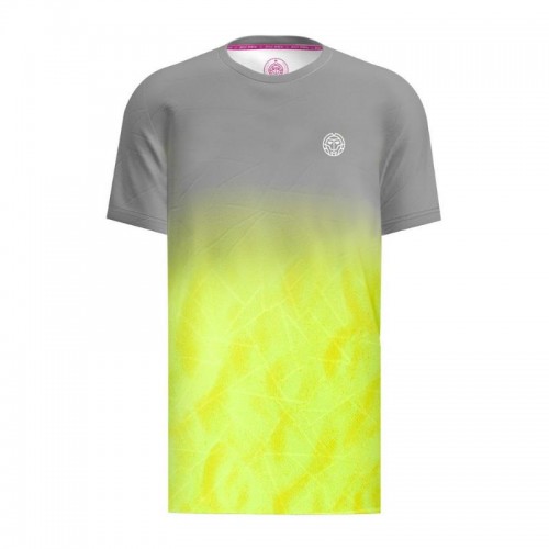 Camiseta Bidi Badu Beach Spirit Gris Amarillo Neon Camiseta Bidi Badu Beach Spirit Gris Amarillo Neon