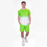 Camiseta Bidi Badu Crew Gradiant Verde Neon Blanco  Offerta + Economico