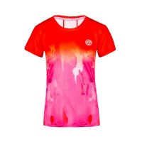 T-shirt Bidi Badu Eve Tech Rosso Rosa Donna