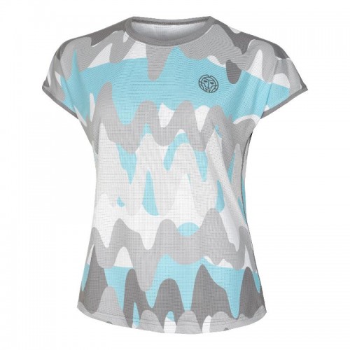 Camiseta Bidi Badu Good Vibes Capsleeve Gris Aqua Mujer Camiseta Bidi Badu Good Vibes Capsleeve Gris Aqua Mujer