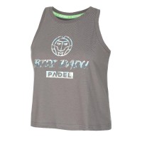 Camiseta Bidi Badu Good Vibes Chill Gris Aqua Mujer