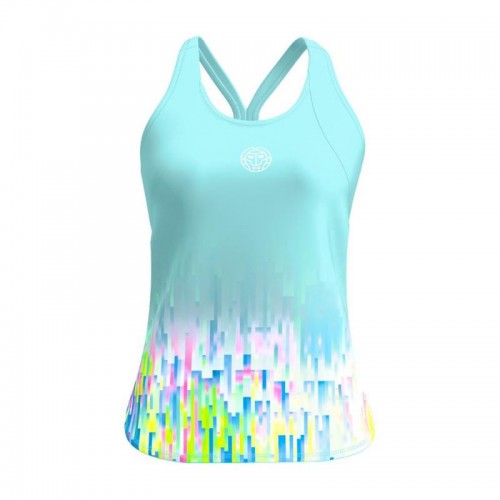 Camiseta Bidi Badu Melbourne Aqua Mix Mujer Camiseta Bidi Badu Melbourne Aqua Mix Mujer