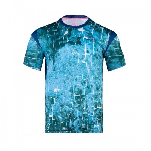 Camiseta Bidi Badu Padel Themba Azul Oscuro Aqua Camiseta Bidi Badu Padel Themba Azul Oscuro Aqua