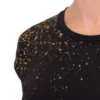 Bidi Badu Paris Capsleeve Nero Oro T-Shirt Donna  Offerta + Economico