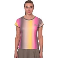 Camiseta Bidi Badu Spectrum Capsleeve Marron Amarillo Mujer  Offer + Cheap