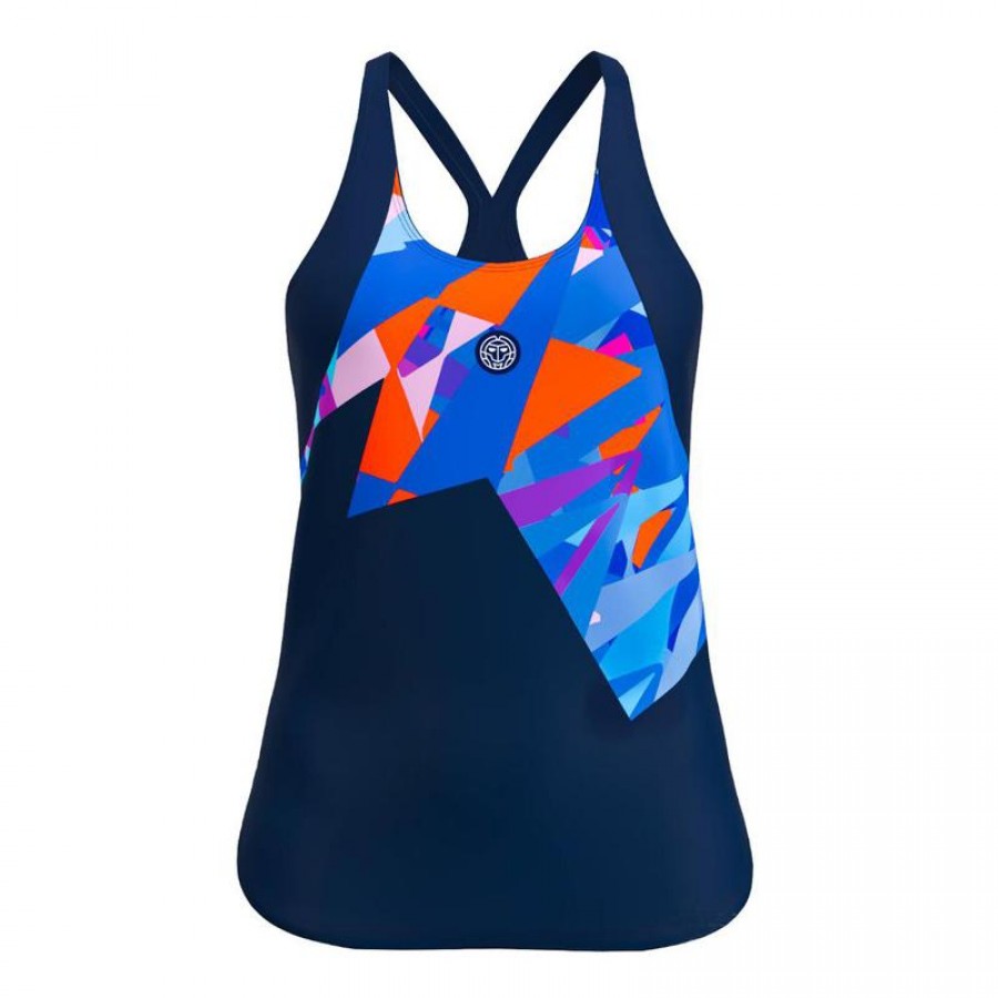 T-shirt Bidi Badu Spike Blu Scuro da Donna  Offerta + Economico