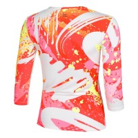 Camiseta Bidi Badu Wild Arts V-Neck Blanco Mix Mujer  Oferta + Barato