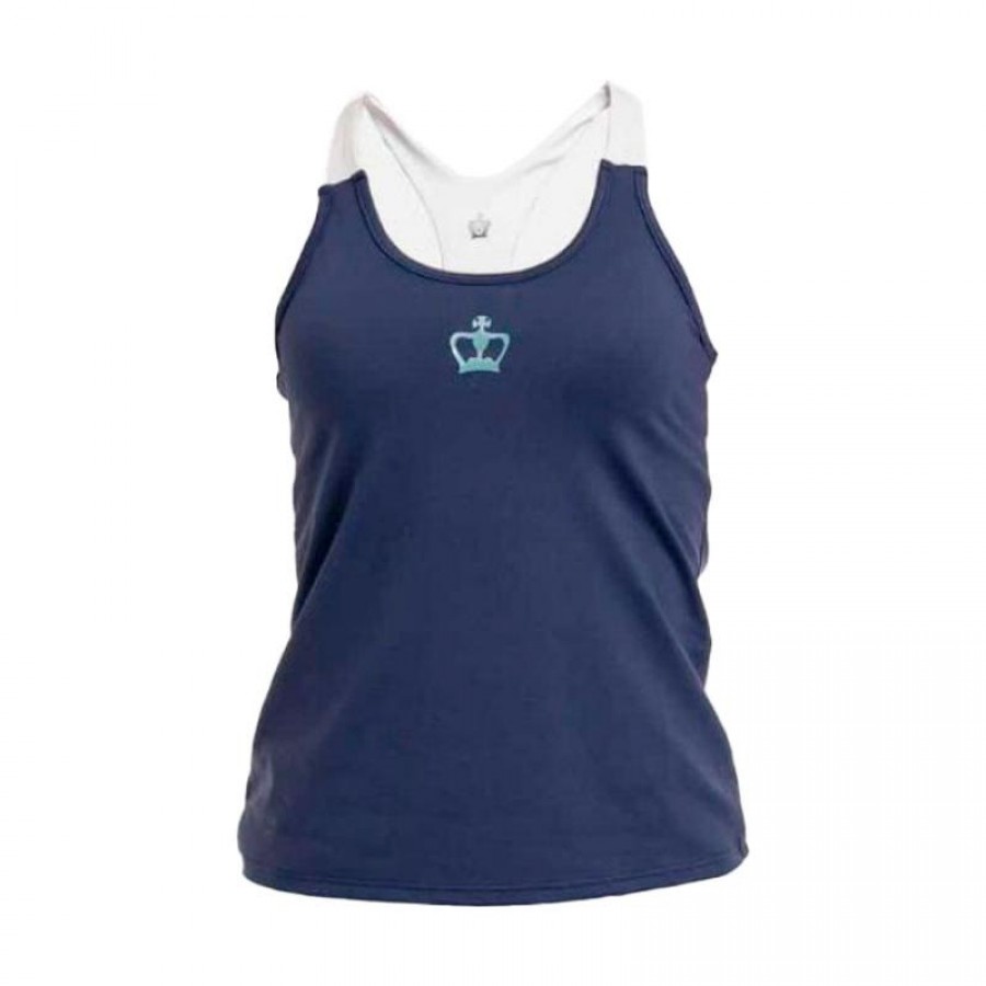 Black Crown Tallinn Blue White T-Shirt  PADELPOINT Black Crown Tallinn Blue White T-Shirt