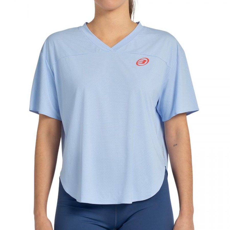 Blusa Azul Celeste Belvis de Bullpadel Bea Gonzalez