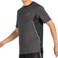 T-shirt noir bicolore Bullpadel Becerre
