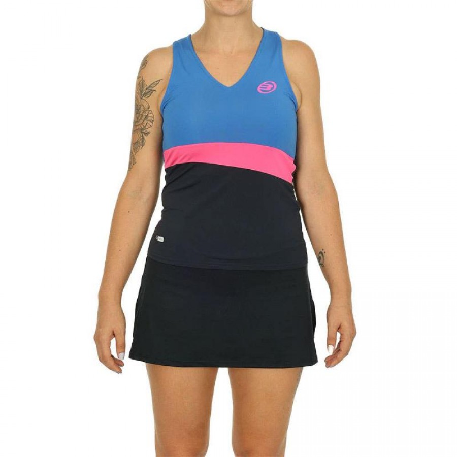 Camiseta Bullpadel BPCM-PN05 Azul Marino  Oferta + Barato
