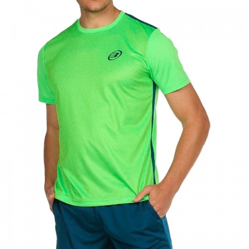 Camiseta Bullpadel Caucasi Verde Fluor Camiseta Bullpadel Caucasi Verde Fluor