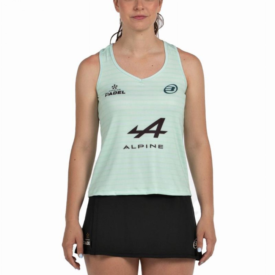 Camiseta Bullpadel Claudia Fernandez Premier Padel Adies Verde Agua  Oferta + Barato