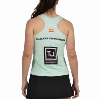 Camiseta Bullpadel Claudia Fernandez Premier Padel Adies Verde Agua  Oferta + Barato