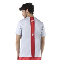 T-shirt cinzento medio do vigore do coco de bullpadel