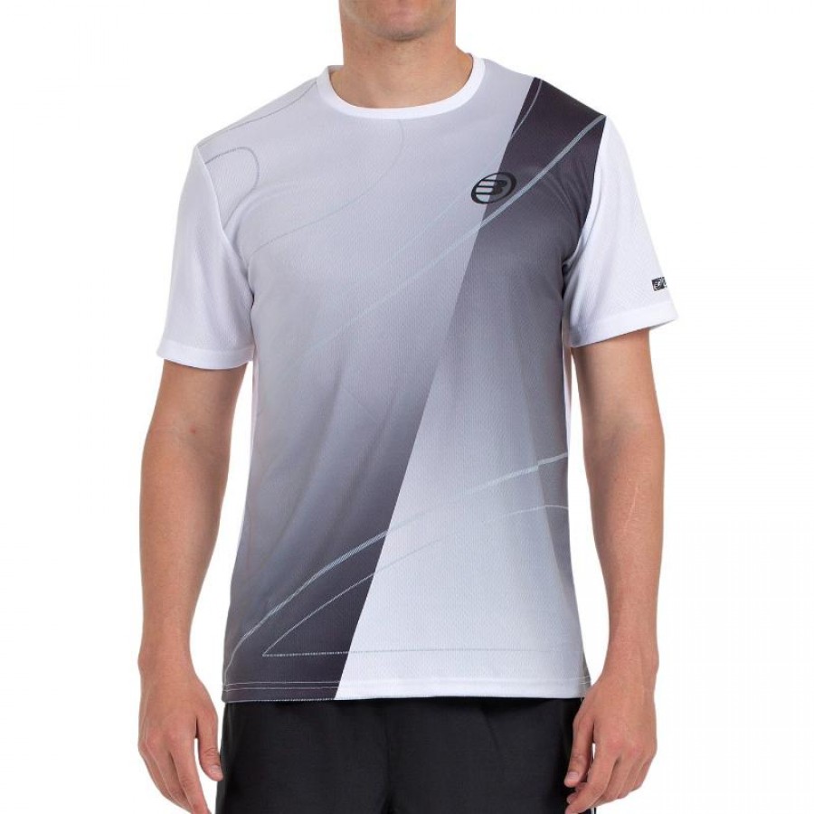 Camiseta branca Bullpadel Cumbre