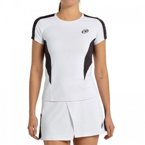 Camiseta branca Bullpadel Delfi Brea Dumia