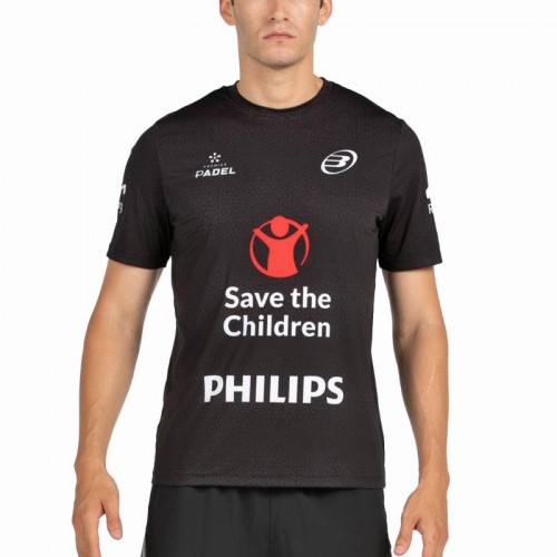 Bullpadel Di Nenno Mofero Premier Padel Black T-Shirt Bullpadel Di Nenno Mofero Premier Padel Black T-Shirt