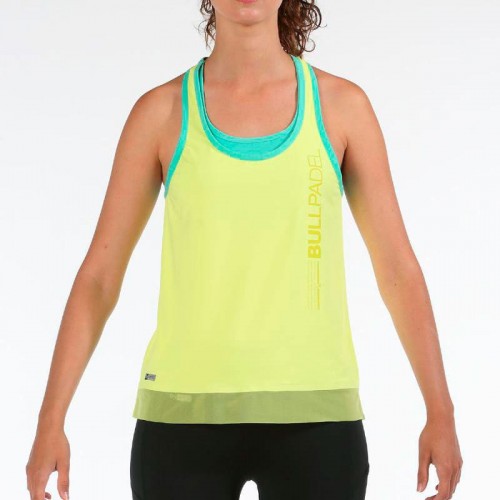 Bullpadel Eusebe Yellow Lemon Fluor T-Shirt Bullpadel Eusebe Yellow Lemon Fluor T-Shirt