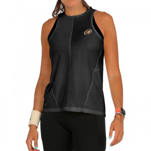 Camiseta Bullpadel Gemma Triay Yerra Negro Camiseta Bullpadel Gemma Triay Yerra Negro