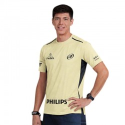 Camiseta Bullpadel Juan Tello Mensa 26I Amarillo Vigore