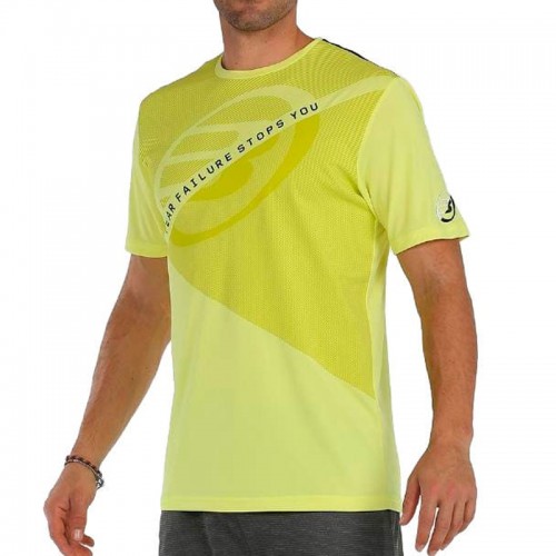 Camiseta Bullpadel Kareni Amarillo Azufre Fluor Camiseta Bullpadel Kareni Amarillo Azufre Fluor