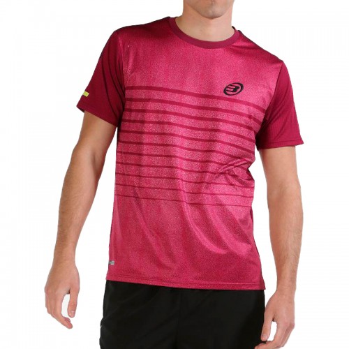 Camiseta Bullpadel Litis Vino Burdeos Camiseta Bullpadel Litis Vino Burdeos