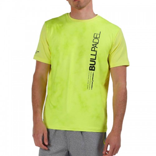 Camiseta Bullpadel Maren Amarillo Limon Fluor Camiseta Bullpadel Maren Amarillo Limon Fluor