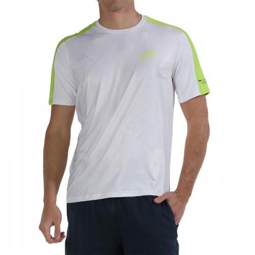 Camiseta Bullpadel Mitad Blanco Camiseta Bullpadel Mitad Blanco