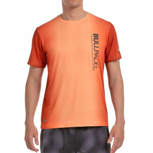 Camiseta Bullpadel Muros Papaya Camiseta Bullpadel Muros Papaya