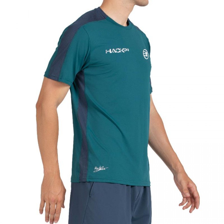 Bullpadel Paquito Navarro 25I Dark Green T-Shirt  Offer + Cheap
