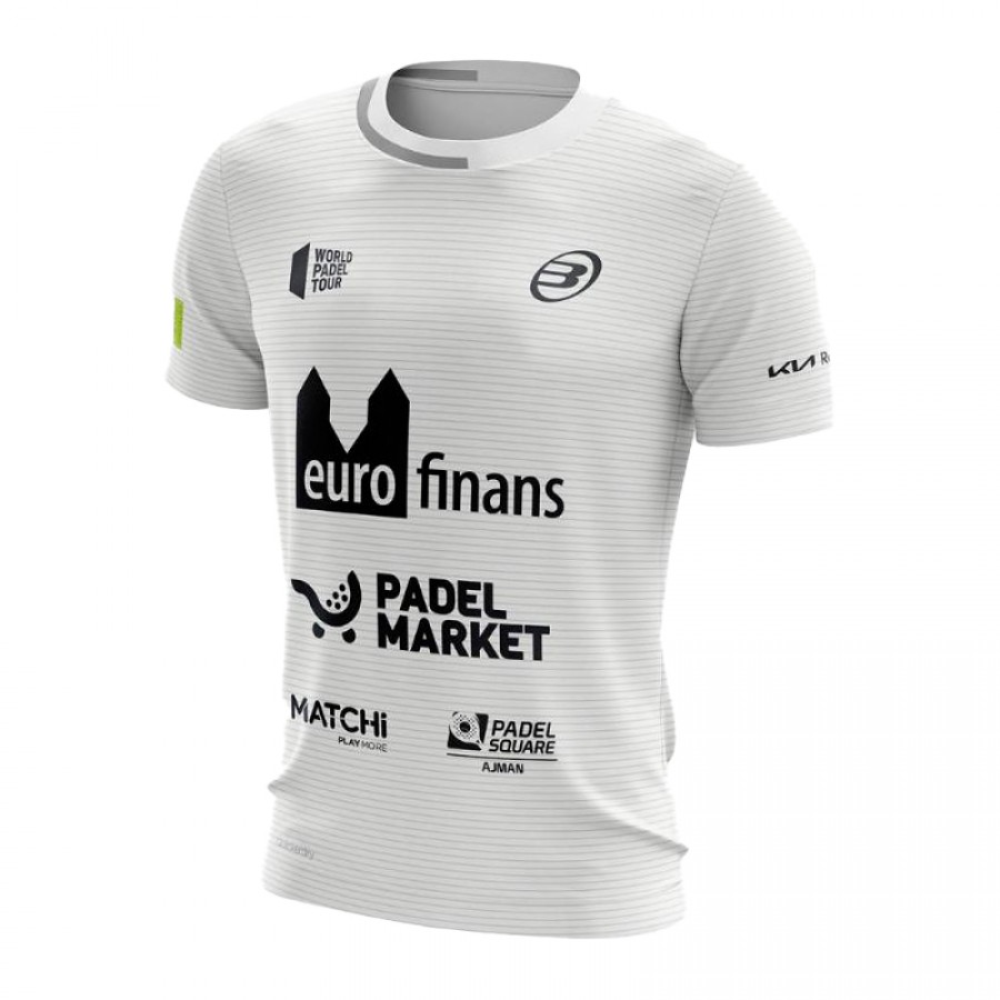Bullpadel Paquito Navarro Linde Camiseta Branca 2022