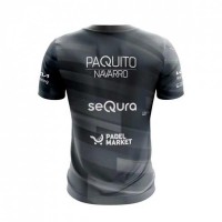 Bullpadel Paquito Navarro Premier Padel Adula Black Junior T-Shirt  PADELPOINT Bullpadel Paquito Navarro Premier Padel Adula Black Junior T-Shirt