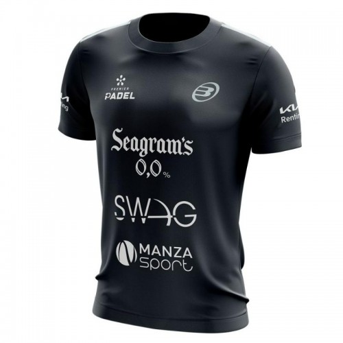 Bullpadel Paquito Navarro Premier Padel Finals Licio Black T-shirt Bullpadel Paquito Navarro Premier Padel Finals Licio Black T-shirt