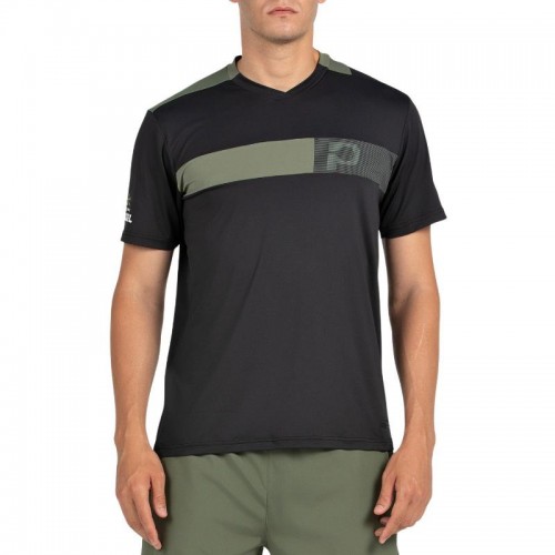 Camiseta Preta Bullpadel Premier Padel Puyo