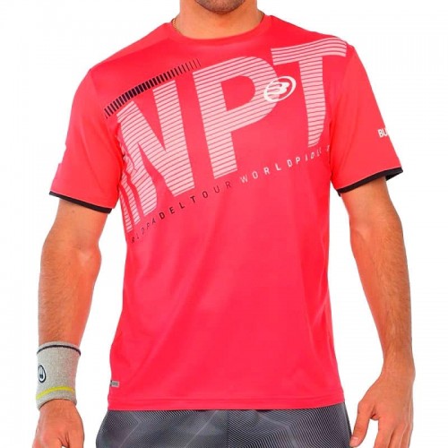 Camiseta Bullpadel Riter Carmesi Fluor Camiseta Bullpadel Riter Carmesi Fluor