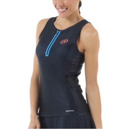 Bullpadel Valdema strapless Navy Blue t-shirt