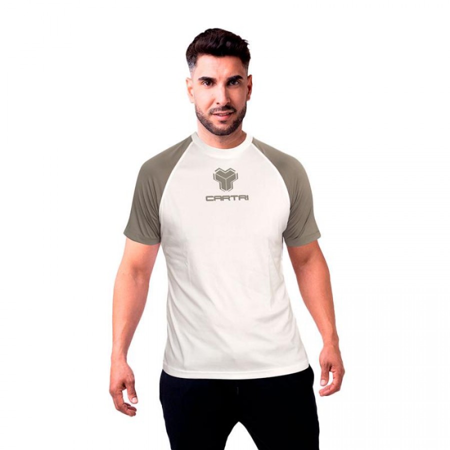 Cartri Match T-Shirt Bambino Bianca Grigia  Offerta + Economico