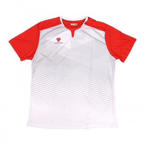 Camiseta Cartri School Blanco Gris Rojo Camiseta Cartri School Blanco Gris Rojo