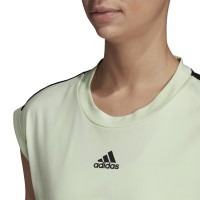 T-Shirt with Top Adidas New York Green Black - Barata Oferta Outlet