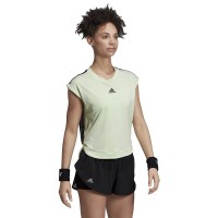 T-Shirt with Top Adidas New York Green Black - Barata Oferta Outlet