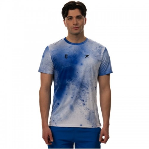 Camiseta Drop Shot Jon Sanz Aker Print Azul Camiseta Drop Shot Jon Sanz Aker Print Azul